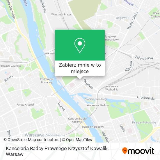 Mapa Kancelaria Radcy Prawnego Krzysztof Kowalik