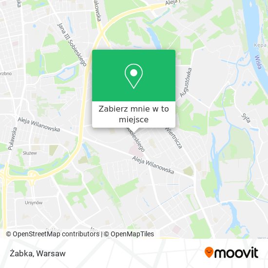 Mapa Żabka