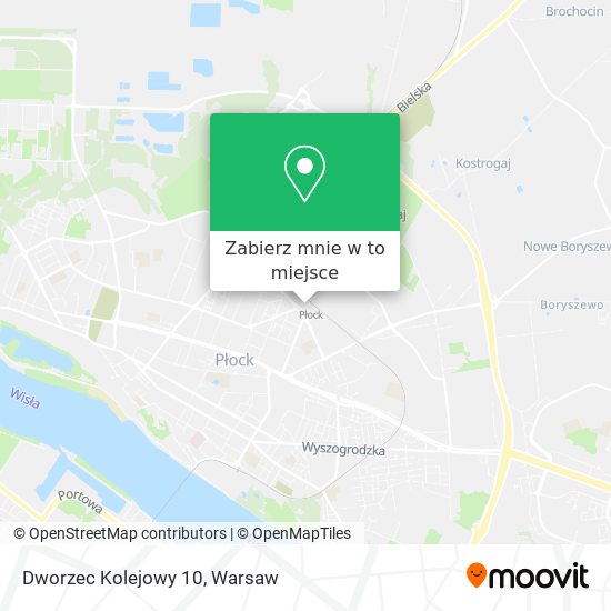 Mapa Dworzec Kolejowy 10