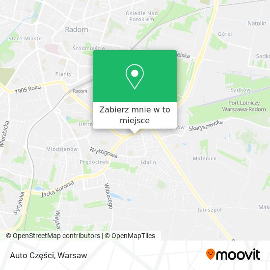 Mapa Auto Części