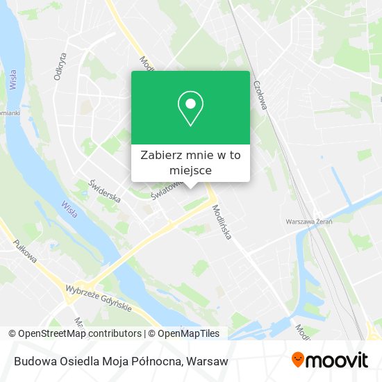 Mapa Budowa Osiedla Moja Północna