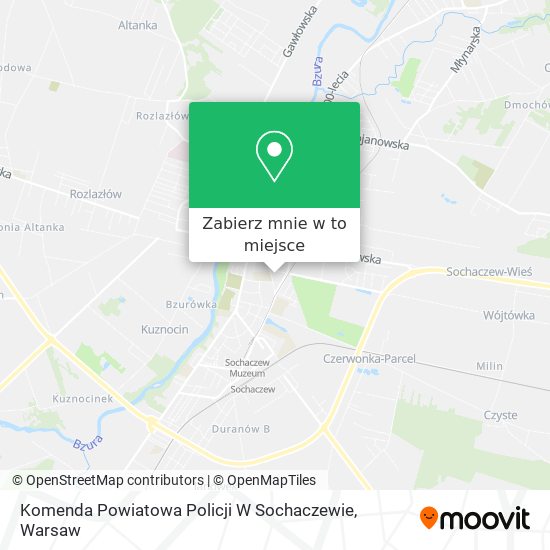 Mapa Komenda Powiatowa Policji W Sochaczewie