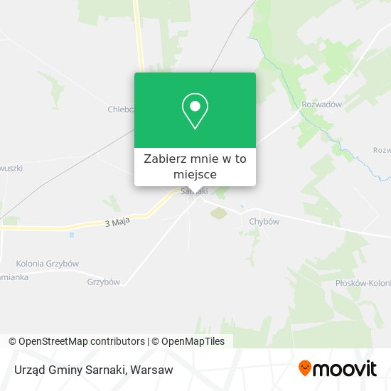 Mapa Urząd Gminy Sarnaki