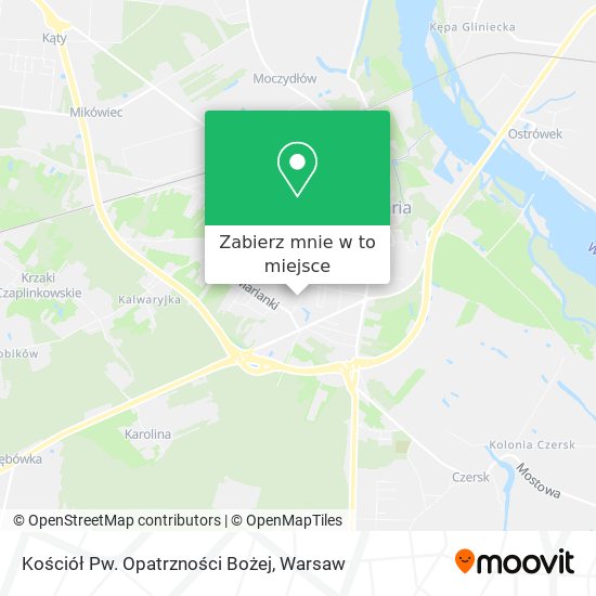 Mapa Kościół Pw. Opatrzności Bożej