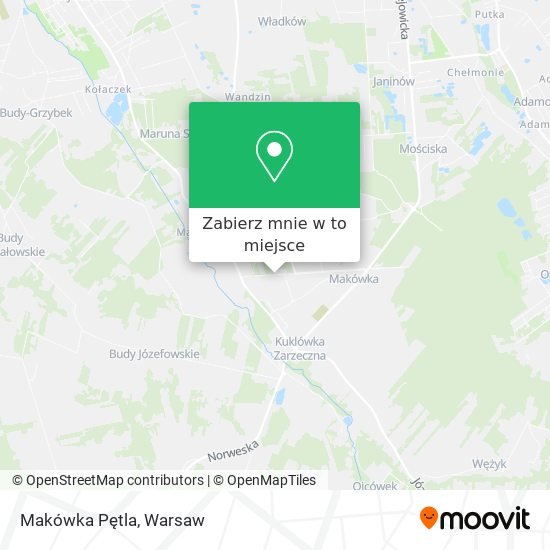 Mapa Makówka Pętla