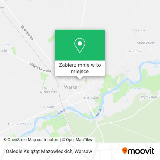 Mapa Osiedle Książąt Mazowieckich