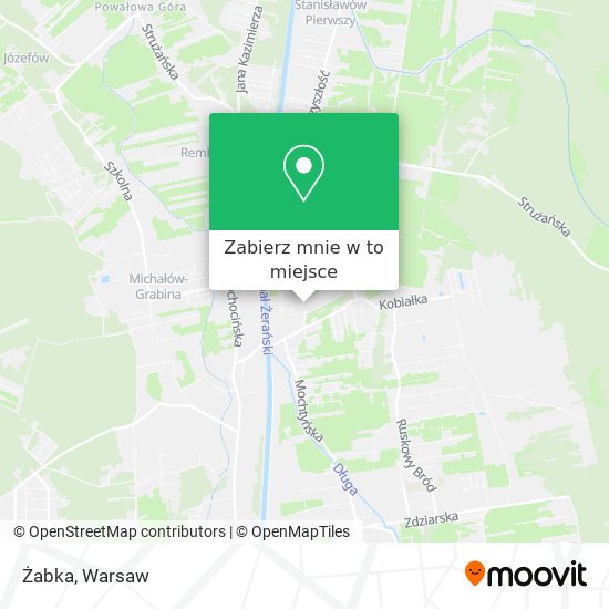 Mapa Żabka