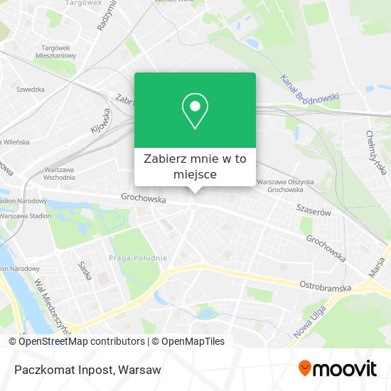 Mapa Paczkomat Inpost