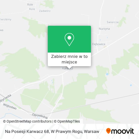 Mapa Na Posesji Karwacz 68, W Prawym Rogu