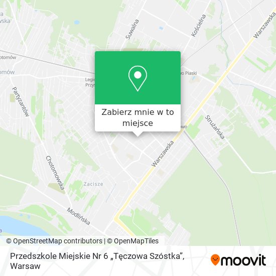 Mapa Przedszkole Miejskie Nr 6 „Tęczowa Szóstka”