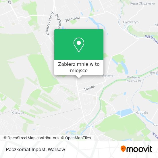 Mapa Paczkomat Inpost