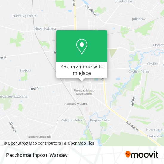 Mapa Paczkomat Inpost