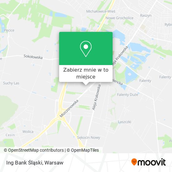 Mapa Ing Bank Śląski