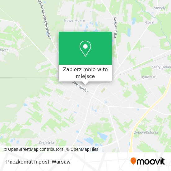 Mapa Paczkomat Inpost