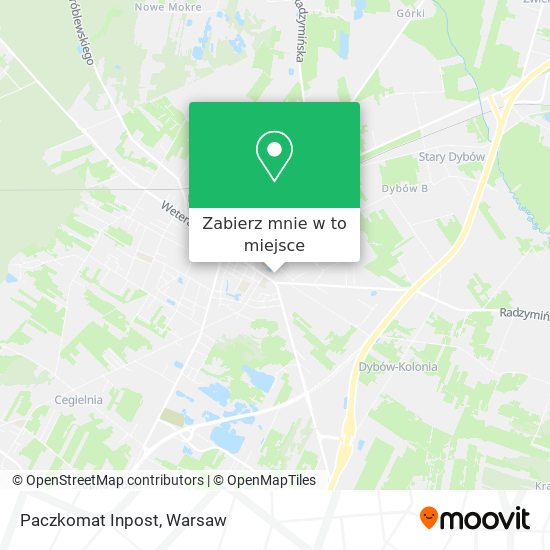 Mapa Paczkomat Inpost