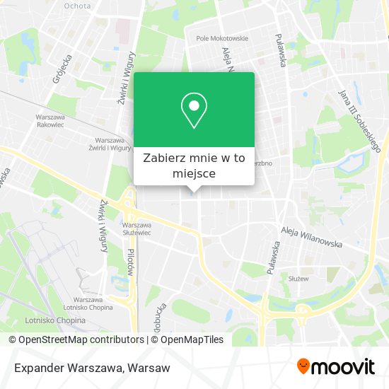 Mapa Expander Warszawa