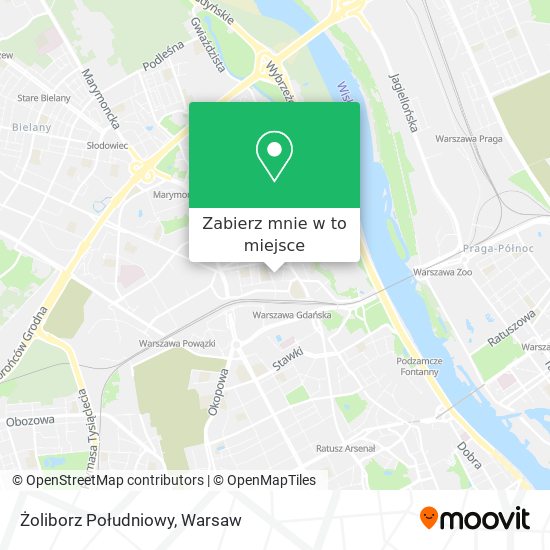 Mapa Żoliborz Południowy