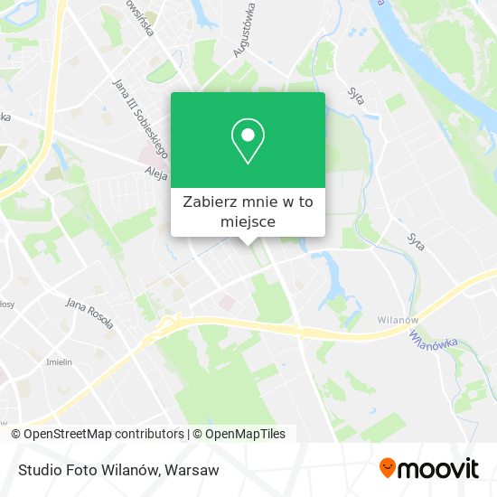 Mapa Studio Foto Wilanów