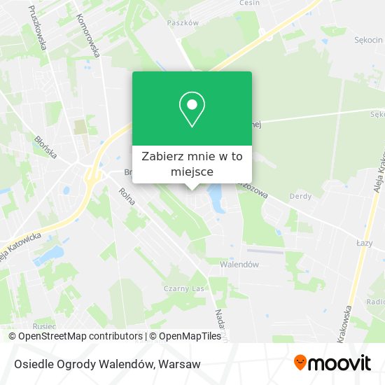 Mapa Osiedle Ogrody Walendów