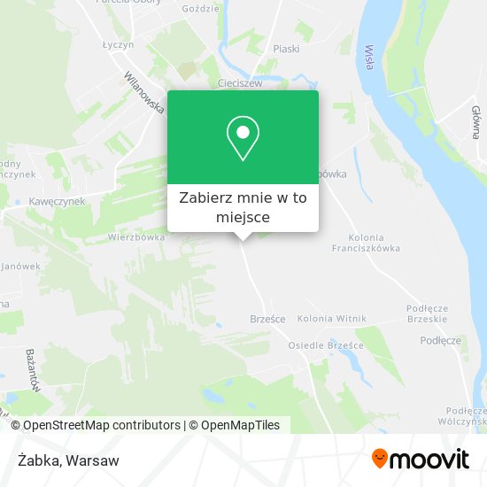 Mapa Żabka