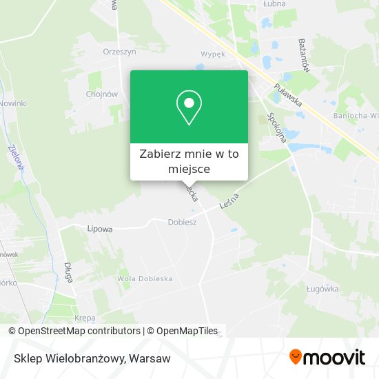 Mapa Sklep Wielobranżowy