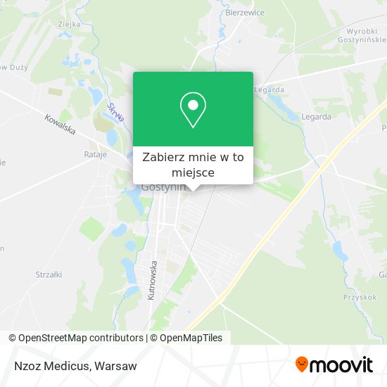 Mapa Nzoz Medicus