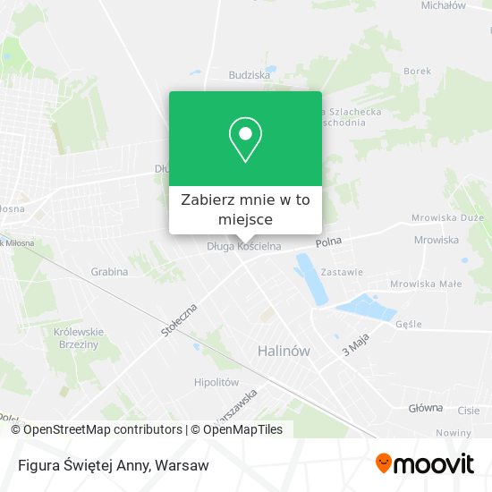 Mapa Figura Świętej Anny