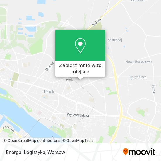 Mapa Energa. Logistyka