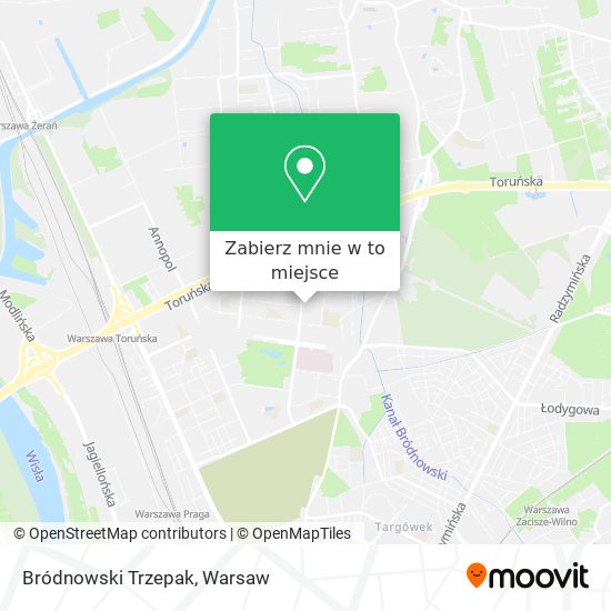 Mapa Bródnowski Trzepak