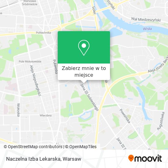 Mapa Naczelna Izba Lekarska