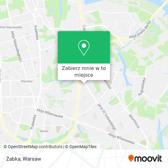 Mapa Żabka