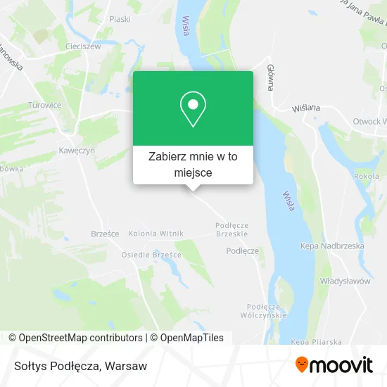 Mapa Sołtys Podłęcza