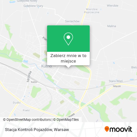 Mapa Stacja Kontroli Pojazdów