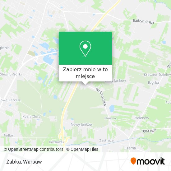 Mapa Żabka