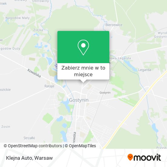 Mapa Klejna Auto