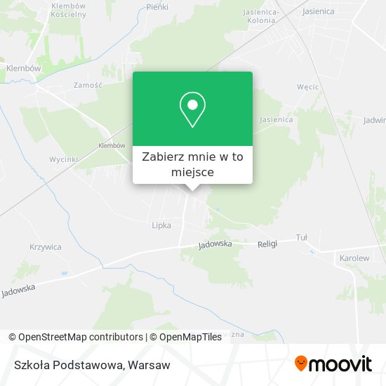 Mapa Szkoła Podstawowa