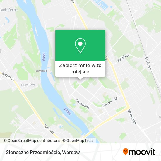 Mapa Słoneczne Przedmieście