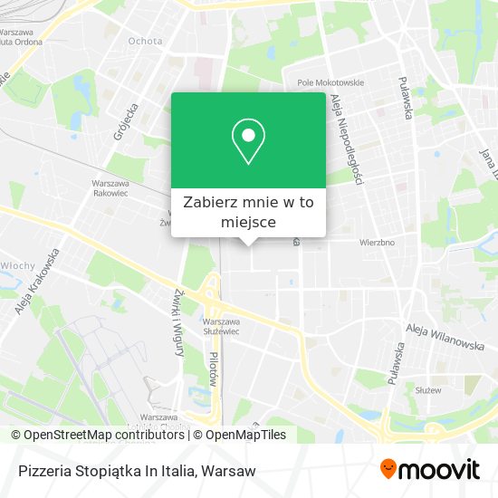 Mapa Pizzeria Stopiątka In Italia