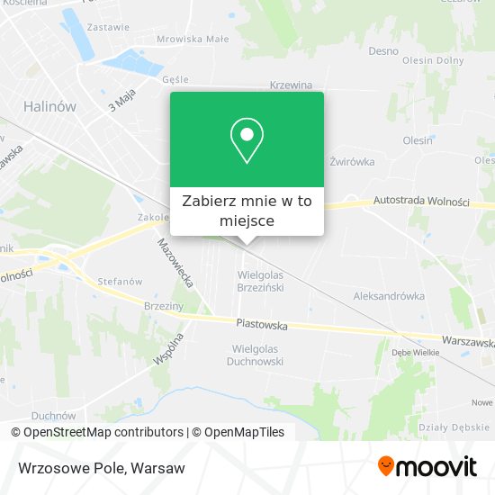 Mapa Wrzosowe Pole