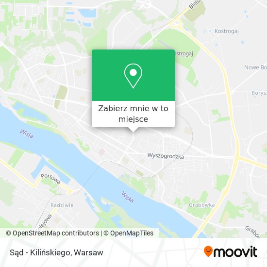 Mapa Sąd - Kilińskiego