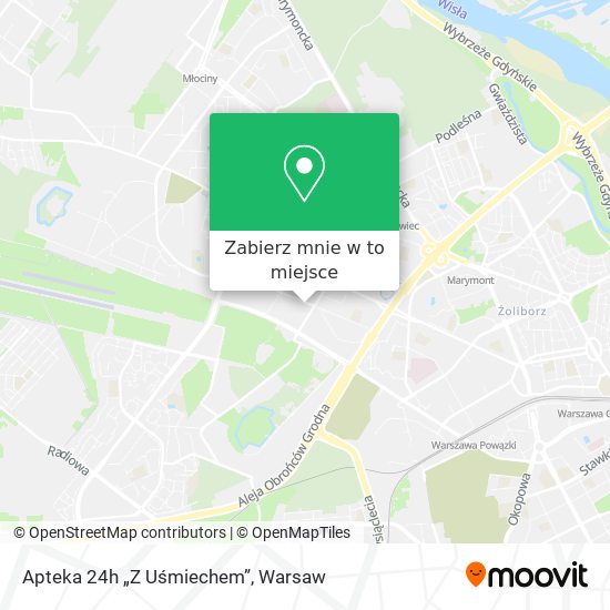 Mapa Apteka 24h „Z Uśmiechem”