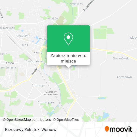 Mapa Brzozowy Zakątek