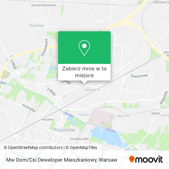 Mapa Mw Dom / Csi Deweloper Mieszkaniowy