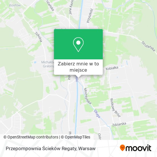 Mapa Przepompownia Ścieków Regaty