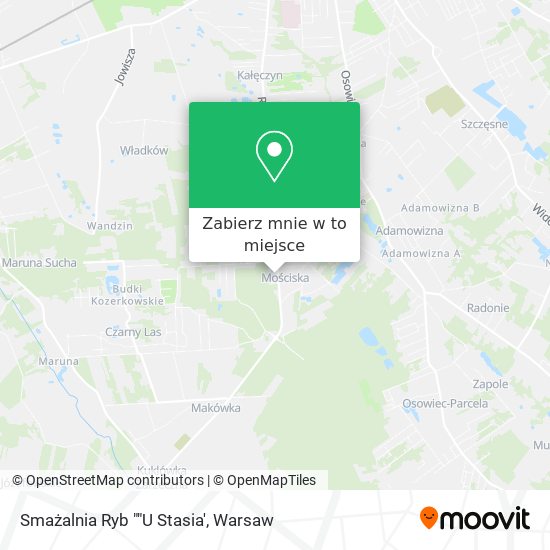 Mapa Smażalnia Ryb ""U Stasia'