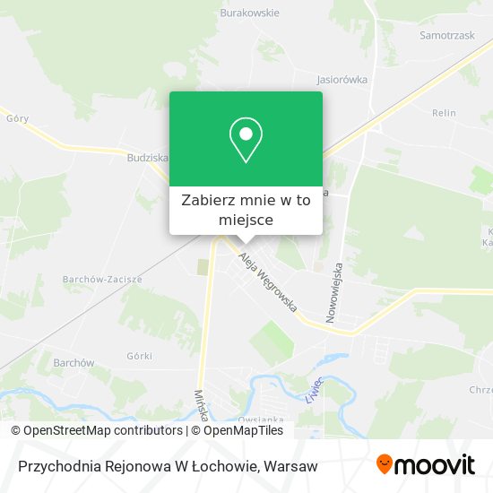 Mapa Przychodnia Rejonowa W Łochowie