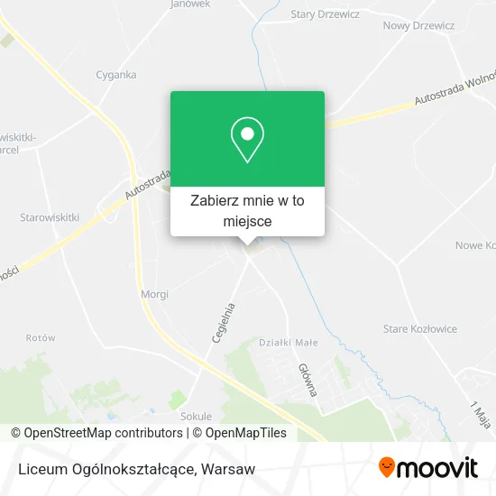 Mapa Liceum Ogólnokształcące