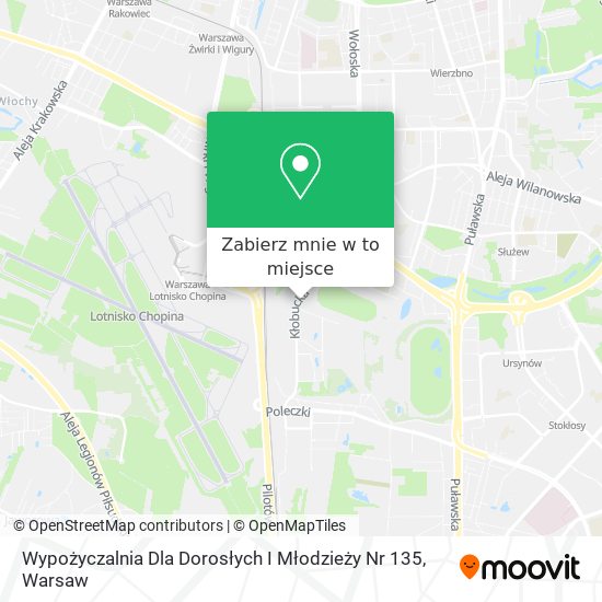 Mapa Wypożyczalnia Dla Dorosłych I Młodzieży Nr 135