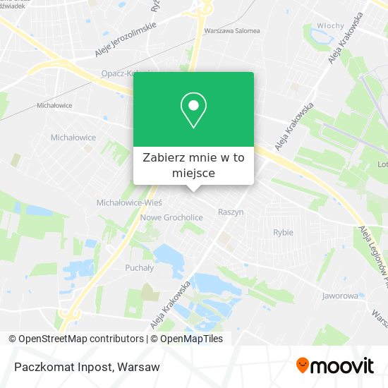 Mapa Paczkomat Inpost