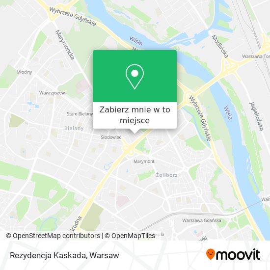 Mapa Rezydencja Kaskada